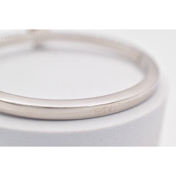 Coach Bangle Bracelet Shooting Star Silver Tone Rhinestone Crystal Signed Bin8 - Picture 11 of 12